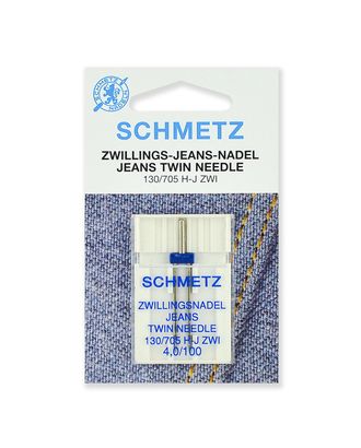 Иглы джинс двойные Schmetz №100/4,0 арт. ИБД-4-1-37107