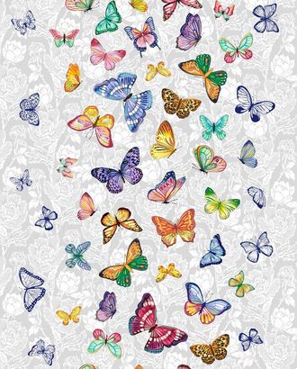 Купить Бабочки (Полотно вафельное 50 см) арт. ПВ50-322-1-1855.069 оптом в Новочеркасске