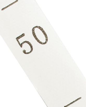 Размерники полиэстер р.50 белый 10х25мм ТВ (300шт) арт. ЛТЕХ-74-1-39640 Размерники полиэстер р.50 белый 10х25мм ТВ (300шт) арт. ЛТЕХ-74-1-39640