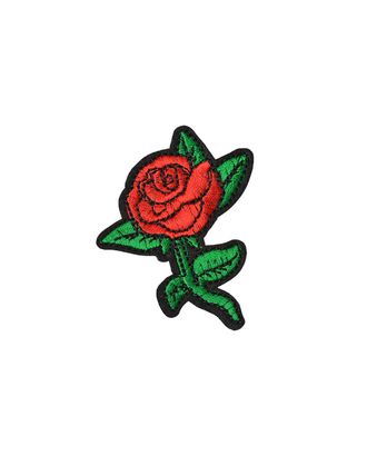 Термоаппликации "Красная роза" р.6,5х5,5см уп.10шт арт. АДЦ-223-1-44694