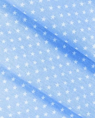 Бязь "Мелкие звездочки (0,5 см)" голубые арт. ЛГБХ-55-1-ЛГБХ0002550