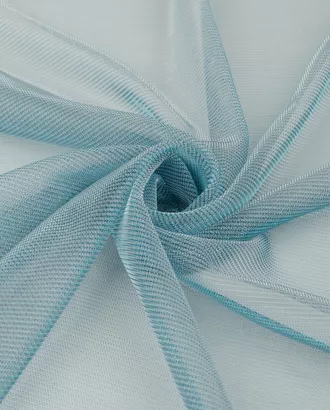 Купить Ткань декоративная оттенок бирюзово-голубой Сетка металлик "Хамелеон" арт. ТСС-22-7-20162.009 оптом в Казахстане