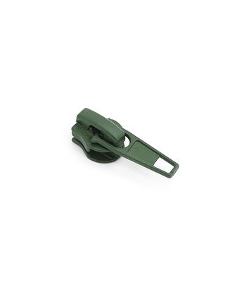 Бегунок для молнии спираль Т5 автомат (т.зеленый) (в упаковке 200 шт.) арт. БСПИ5-50-1-44700