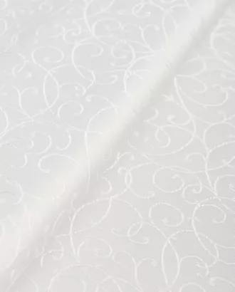 Купить Ткани подкладочные для подкладки цвет белый Поливискоза жаккард D-1 арт. ПД-58-1-3861.115 оптом в Казахстане