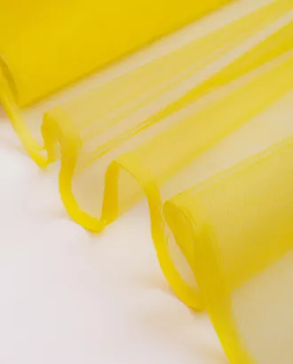 Купить Ткани для нарядных платьев цвет желтый Фатин жесткий арт. ФТН-4-12-4291.004 оптом в Казахстане