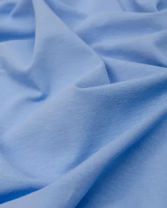 Купить Одежные ткани голубого цвета из хлопка Кулирка с лайкрой 300гр. 40/1 арт. ТВ-124-10-20524.009 оптом в Казахстане