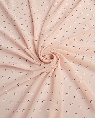 Купить Ткань принтованные оттенок пудрово-розовый Шифон Принт "Горох" арт. ШП-414-2-20849.004 оптом в Бресте