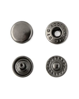 Кнопки металл Альфа д.1см (100шт) арт. КУА-12-1-34473.006