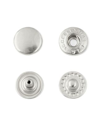 Кнопки металл Альфа д.1см (100шт) арт. КУА-12-5-34473.003
