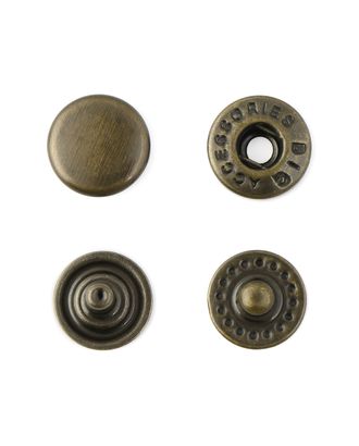 Кнопки металл Альфа д.1см (100шт) арт. КУА-12-4-34473.002