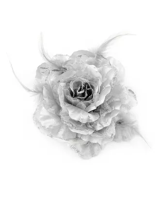 Купить Искусственные цветы для рукоделия Цветок-брошь д.14 см арт. ЦБ-42-1-30346 оптом в Казахстане