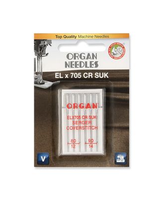Иглы ORGAN ELx705 CR SUK №80,90 арт. ИБО-4-1-34027