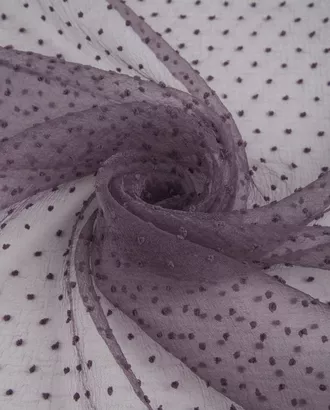 Купить Ткань для аксессуаров цвет фиолетовый Органза "Мушка" арт. ОР-13-9-20673.006 оптом в Казахстане