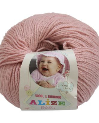 Пряжа ALIZE 'Baby wool' 50гр. 175м. (20%бамбук, 40%шерсть, 40%акрил)ТУ (161 пудра) арт. АРС-54682-1-АРС0001090829