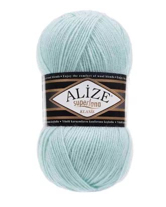 Купить Пряжа ALIZE 'Superlana klasik' (однотонная) 100гр. 280м. (75% акрил, 25%шерсть) ТУ (514 зимнее небо) арт. АРС-46049-1-АРС0001116927 оптом в Казахстане