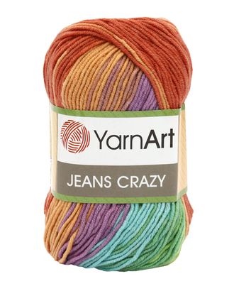 Пряжа YarnArt 'Jeans Crazy' 50гр 160м (55% хлопок, 45% полиакрил) (8202 секционный) арт. АРС-43810-1-АРС0001146483