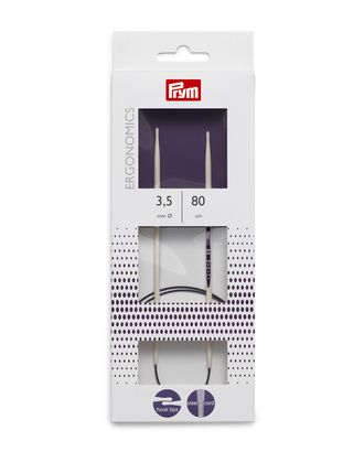 215803 Спицы круговые Ergonomics, 3,5мм/80 Prym арт. АРС-34336-1-АРС0001170640 215803 Спицы круговые Ergonomics, 3,5мм/80 Prym арт. АРС-34336-1-АРС0001170640