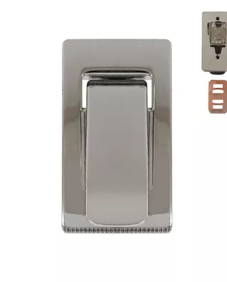 Купить Фурнитура для сумок, брелоков Застежка КД 0436 А р.2,4х4,7см (никель) арт. АРС-35974-1-АРС0001182071 оптом в Казахстане
