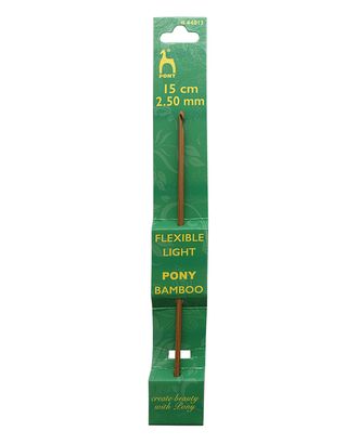 44813 Крючок вязальный 2,50мм*15см, бамбук PONY арт. АРС-13657-1-АРС0001209014 44813 Крючок вязальный 2,50мм*15см, бамбук PONY арт. АРС-13657-1-АРС0001209014