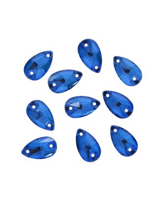 ХК011НН712 Хрустальные стразы пришивные формы 'капля', синий 7х12 мм 10 шт/упак. арт. АРС-43166-1-АРС0001211330