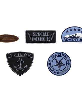 Набор термоаппликаций Эмблема,упак(5шт), Hobby&Pro арт. АРС-36254-1-АРС0001219452 Набор термоаппликаций Эмблема,упак(5шт), Hobby&Pro арт. АРС-36254-1-АРС0001219452