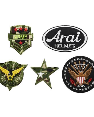 Набор термоаппликаций Милитари, упак (5шт), Hobby&Pro арт. АРС-36265-1-АРС0001219478 Набор термоаппликаций Милитари, упак (5шт), Hobby&Pro арт. АРС-36265-1-АРС0001219478