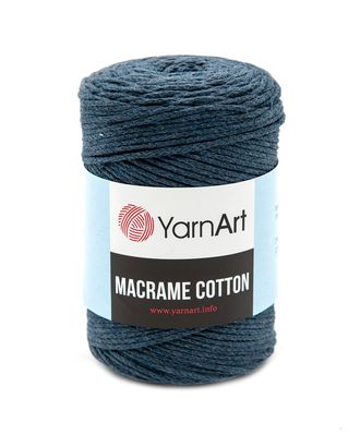 Пряжа YarnArt 'Macrame Cotton' 250гр 225м (80% хлопок, 20% полиэстер) (761 джинсовый) арт. АРС-47147-1-АРС0001220363
