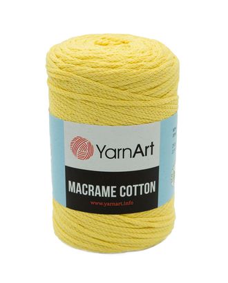 Пряжа YarnArt 'Macrame Cotton' 250гр 225м (80% хлопок, 20% полиэстер) (754 холодный желтый) арт. АРС-47149-1-АРС0001220369