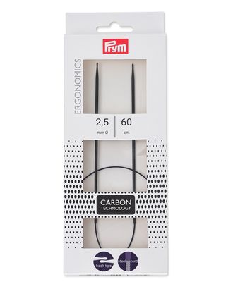 215201 Спицы круговые Ergo. Carbon 2,5/60 Prym арт. АРС-15464-1-АРС0001227622 215201 Спицы круговые Ergo. Carbon 2,5/60 Prym арт. АРС-15464-1-АРС0001227622