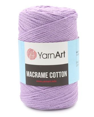 Пряжа YarnArt 'Macrame Cotton' 250гр 225м (80% хлопок, 20% полиэстер) (765 лаванда) арт. АРС-44114-1-АРС0001233654