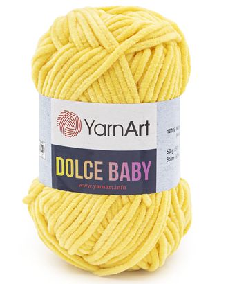 Пряжа YarnArt 'Dolce Baby' 50гр 85м (100% микрополиэстер) (761 желтый) арт. АРС-55860-1-АРС0001233710