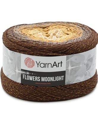 Пряжа YarnArt 'Flowers Moonlight' 260гр 1000м (53% хлопок, 43% полиакрил, 4% металлик) (3284 секционный) арт. АРС-45170-1-АРС0001233720