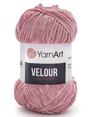 Пряжа YarnArt 'Velour' 100г 170м (100% микрополиэстер) (862 пыльно-розовый) арт. АРС-51763-1-АРС0001233735