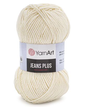 Пряжа YarnArt 'Jeans Plus' 100гр 160м (55% хлопок, 45% полиакрил) (03 молочный) арт. АРС-47781-1-АРС0001233780