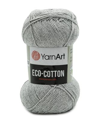 Пряжа YarnArt 'Eco Cotton' 100гр 220м (80% хлопок, 20% полиэстер) (763 светло-серый) арт. АРС-47808-1-АРС0001234120