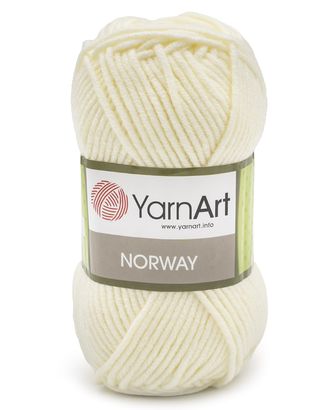 Пряжа YarnArt 'Norway' 100гр 105м (100% акрил) (851 молочный) арт. АРС-47859-1-АРС0001234211