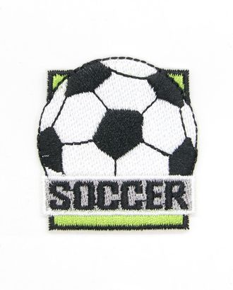 Термоаппликация 'Футбольный мяч 'Soccer', 4.3*4.5см, Hobby&Pro арт. АРС-34773-1-АРС0001237554 Термоаппликация 'Футбольный мяч 'Soccer', 4.3*4.5см, Hobby&Pro арт. АРС-34773-1-АРС0001237554