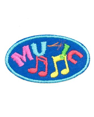 Термоаппликация 'Music', синий, 4.5*2.5см, Hobby&Pro арт. АРС-34782-1-АРС0001237563 Термоаппликация 'Music', синий, 4.5*2.5см, Hobby&Pro арт. АРС-34782-1-АРС0001237563