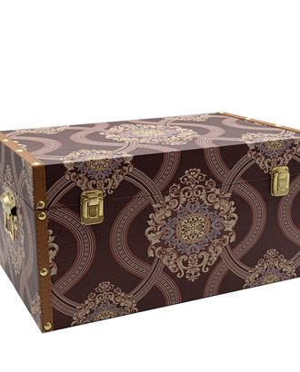 GF-YC053 Шкатулка декоративная 'Коричневый орнамент' 40*25*20см, Hobby&Pro арт. АРС-32506-1-АРС0001239531 GF-YC053 Шкатулка декоративная 'Коричневый орнамент' 40*25*20см, Hobby&Pro арт. АРС-32506-1-АРС0001239531
