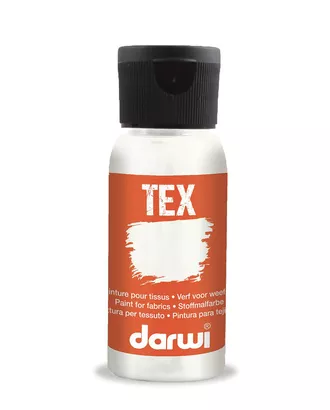 Купить Художественные краски DA0100050 Краска для ткани Darwi TEX, 50 мл (010 белый) арт. АРС-32001-1-АРС0001239681 оптом в Казахстане