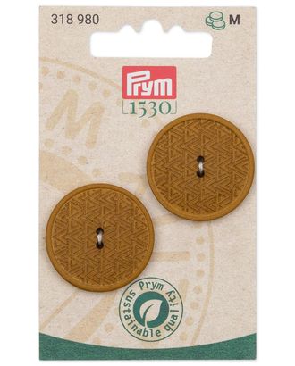 318980 Пуговица, 2-отв., 28мм, желтый, 2шт, Prym арт. АРС-33503-1-АРС0001241416 318980 Пуговица, 2-отв., 28мм, желтый, 2шт, Prym арт. АРС-33503-1-АРС0001241416