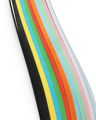 Набор бумаги для квиллинга и творчества, 10 цветов, 250 полос, 5*300 мм, 80 г/м2 арт. АРС-39745-1-АРС0001256594