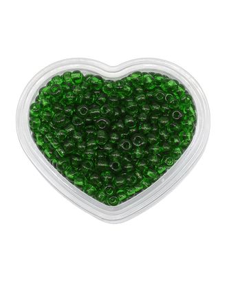 Купить Бисер Astra&Craft 11/0, 8 (+/-0,5) г в форме 'Сердце', цвет 7 св.зеленый/прозрачный арт. АРС-37465-1-АРС0001257685 оптом в Усть-Каменогорске