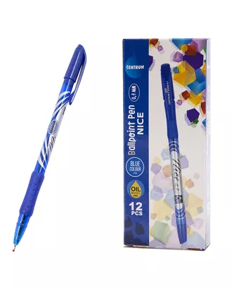 Купить Письменные принадлежности 80090 Ручка шариковая синяя 'NICE' 0,7 мм арт. АРС-49056-1-АРС0001264906 оптом в Казахстане