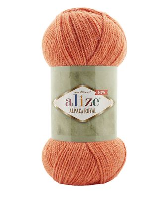 Пряжа ALIZE 'Alpaca Royal NEW' 100гр. 250м (55% акрил, 15% альпака, 30% шерсть) (692 апельсин) арт. АРС-56713-1-АРС0001271992