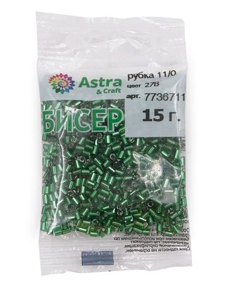 Рубка Astra&Craft 11/0, 15г (27B зеленый/прозр.серебрист.центр(круг.отв.)) арт. АРС-55898-1-АРС0001277938
