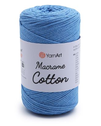 Пряжа YarnArt 'Macrame Cotton' 250гр 225м (80% хлопок, 20% полиэстер) (786 васильковый) арт. АРС-55883-1-АРС0001281232