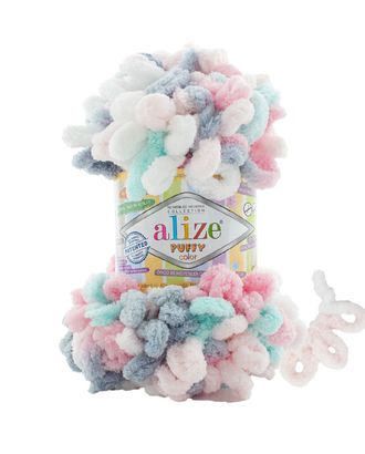 Пряжа Alize 'Puffy Color' 100г 9м (100% микрополиэстер) (6529 секционный) арт. АРС-56860-1-АРС0001286809