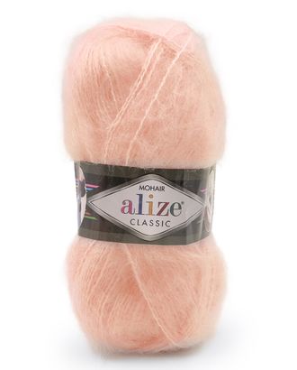 Пряжа ALIZE 'Mohair classic new' 100гр. 200м (25%мохер, 24%шерсть, 51%акрил) (271 светло-розовый) арт. АРС-56981-1-АРС0001286832