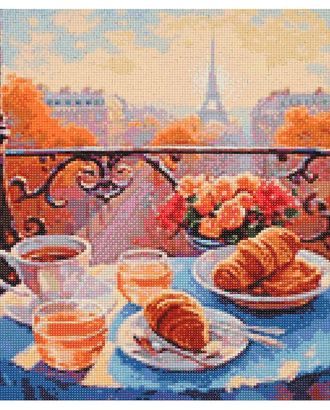 Cr 440185 Алмазная мозаика 'Завтрак в Париже', 40х40, Cristyle арт. АРС-56485-1-АРС0001287027